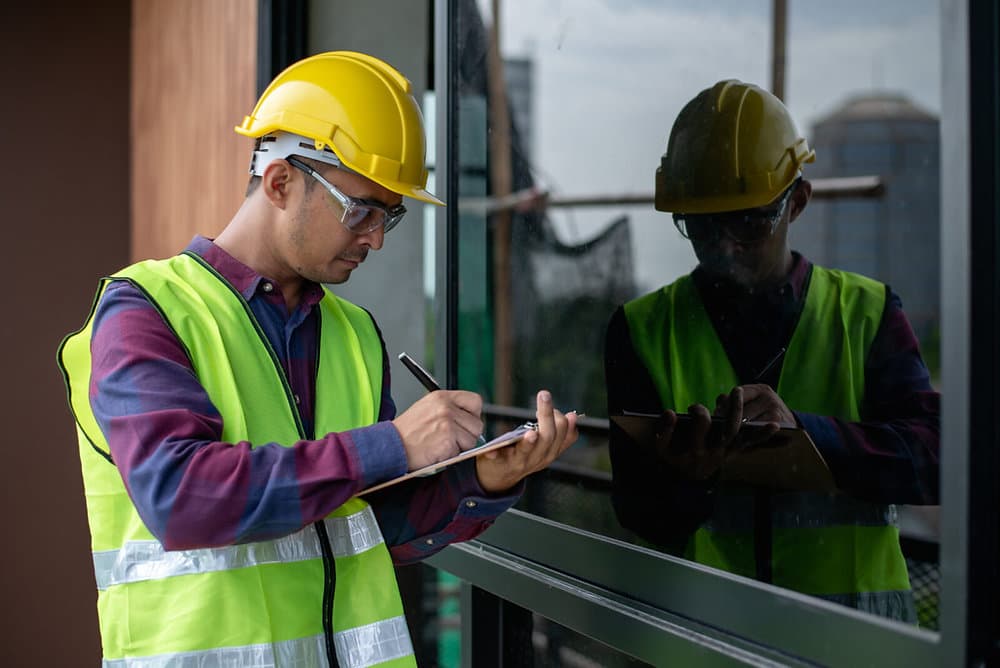 Surveillance de chantier background